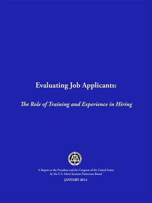 cover image of Evaluating Job Applicants